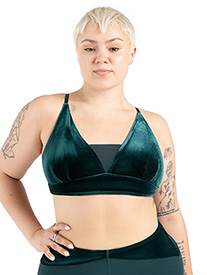 Capezio - Velvet Forest Viridian Bra